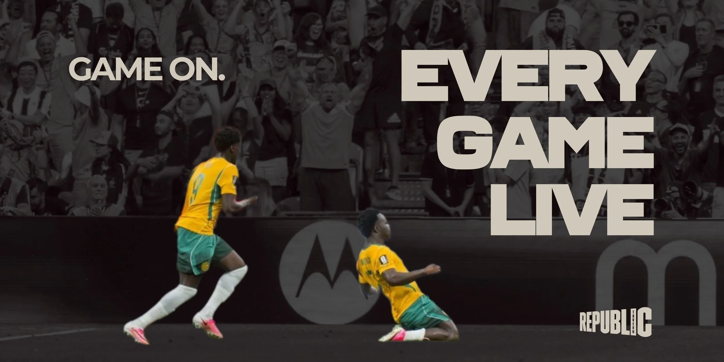 Watch every World Cup game live at Republic Tavern, Mantra Melbourne Epping. Big screens, pub food, drinks and live sport in Melbourne’s north.
