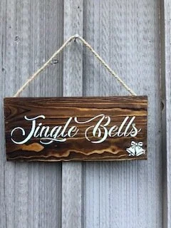 Jingle Bells - painted Pallet Plank Sign