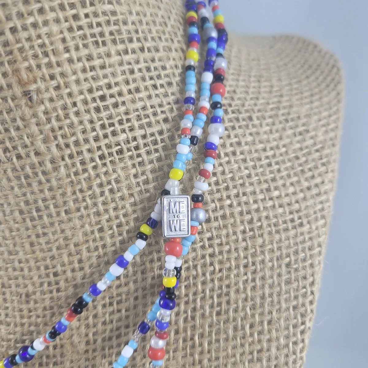 ME to WE Education Series Rafiki Colourful Glass Beaded 48 Inch Threaded Stretchy Cord Convertible Necklace Bracelet Anklet Headband -B.jpg