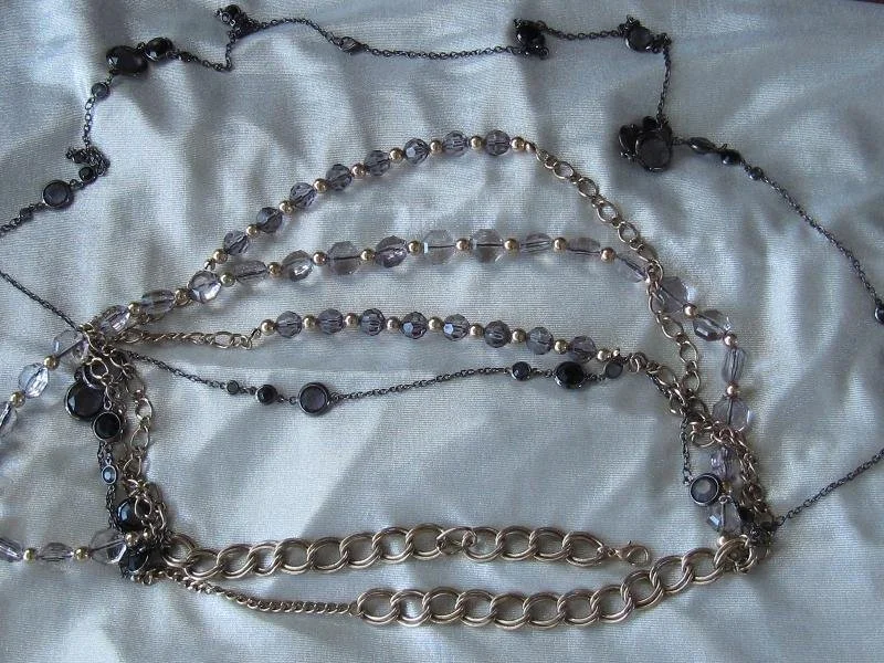 Jenny Multi Strand Amethyst Belt and Open Halter  Body Piece