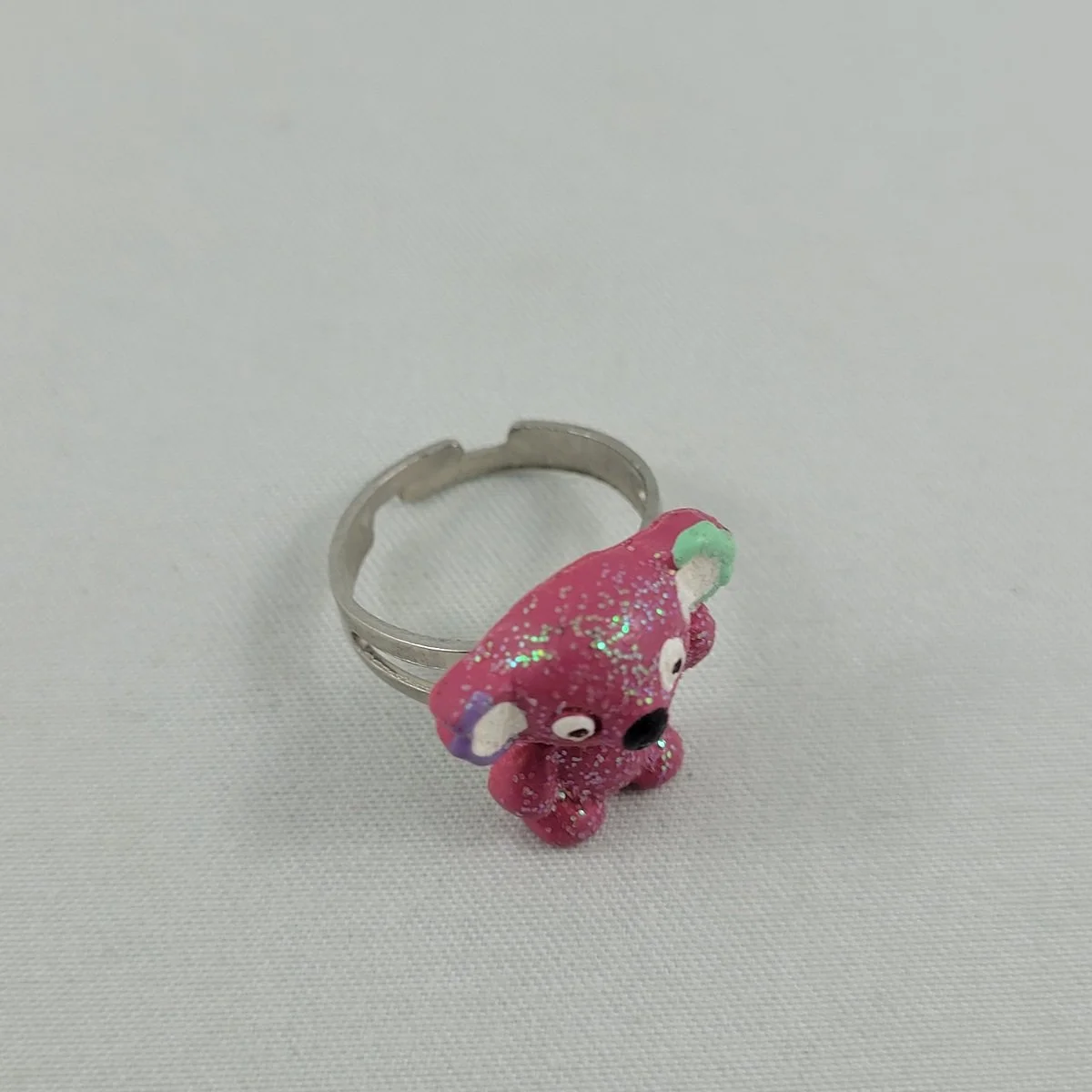 Children's Adjustable Sparkling Koala Bear Ring -1.jpg