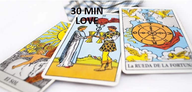LOVE PRIVATE INTUITIVE TAROT & ORACLE CARD READING - 30 MIN YOUTUBE VIDEO PLATFORM