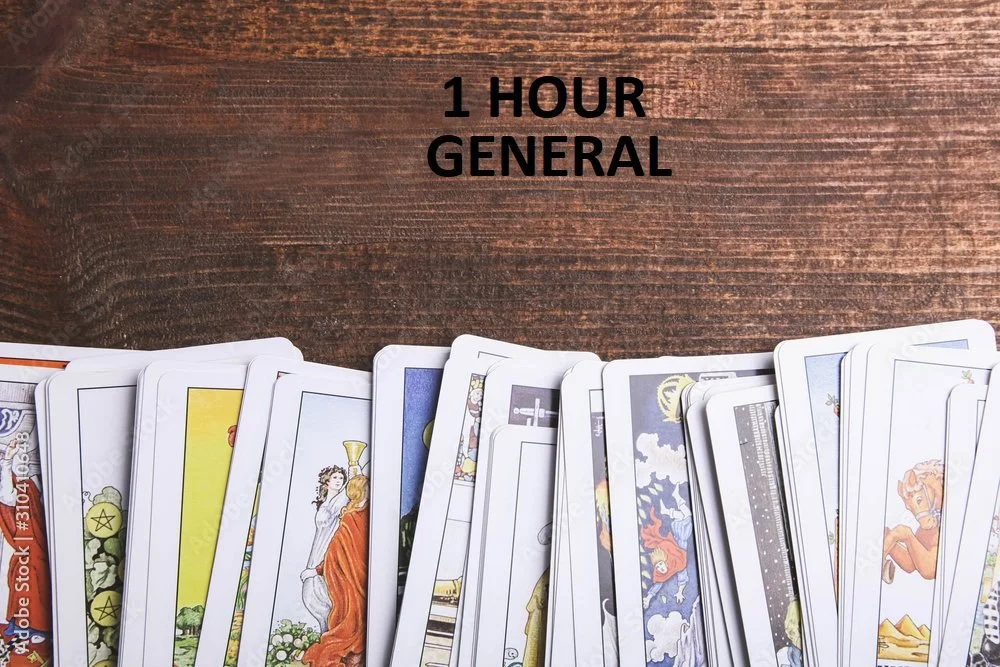 GENERAL PRIVATE INTUITIVE TAROT & ORACLE CARD READING - 1 HOUR YOUTUBE VIDEO PLATFORM