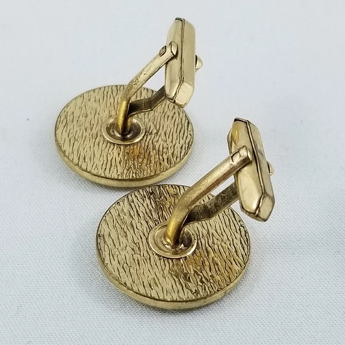 Mercedes Benz Two Tone Sunburst Cufflinks Pair -3.jpg