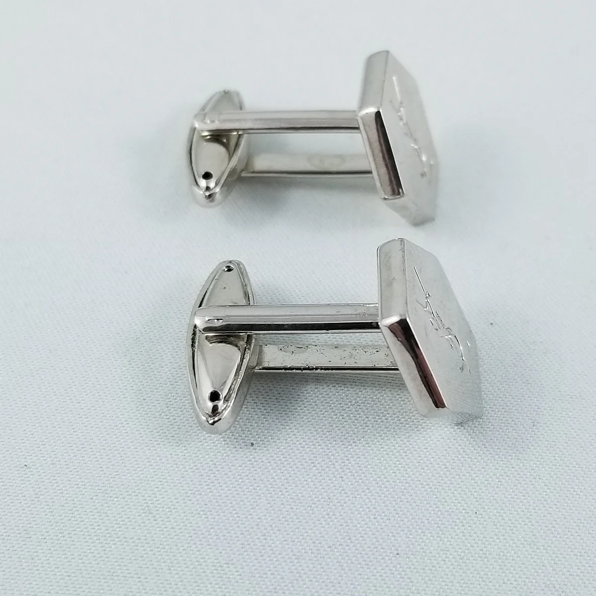 YSL Yves Saint Laurent Style Hexagonal Logo Cufflinks -1.jpg
