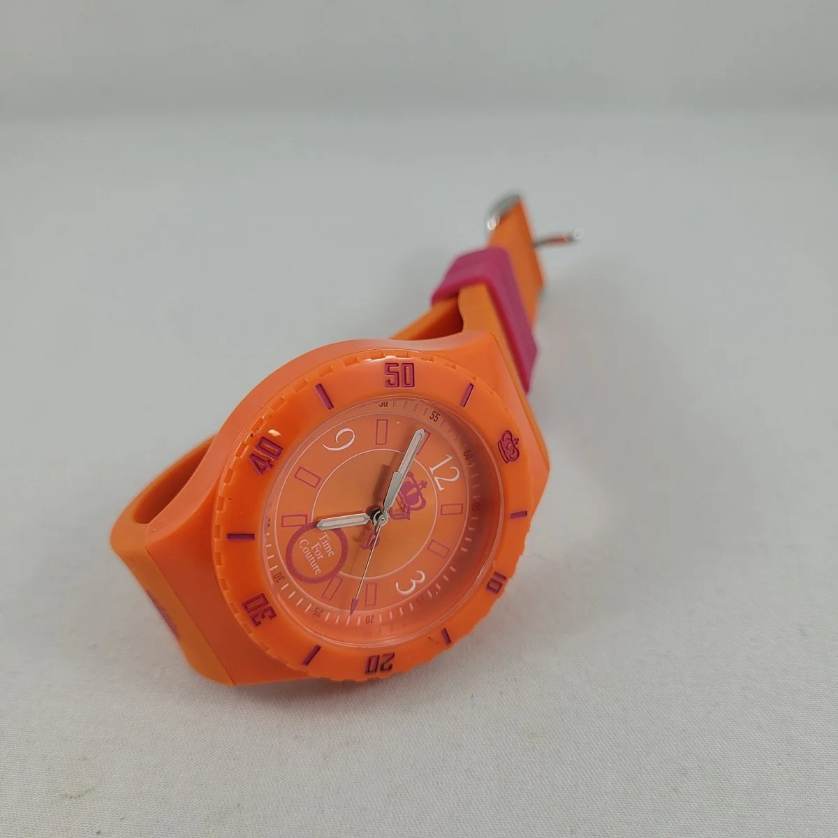 JUICY COUTURE Time for Couture Women's Orange Silicone Jelly Strap Analogue Watch Model 1900852.jpg (Copy)