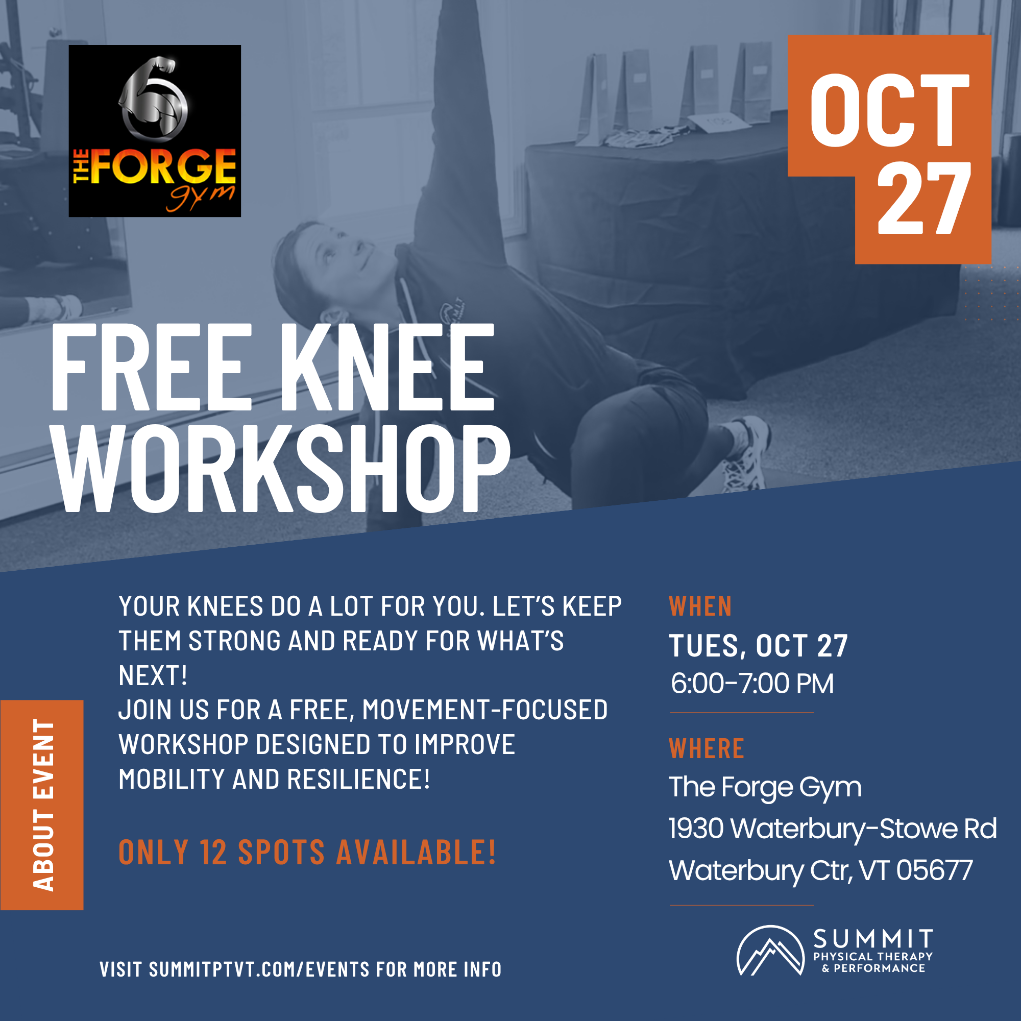 Free Knee Workshop