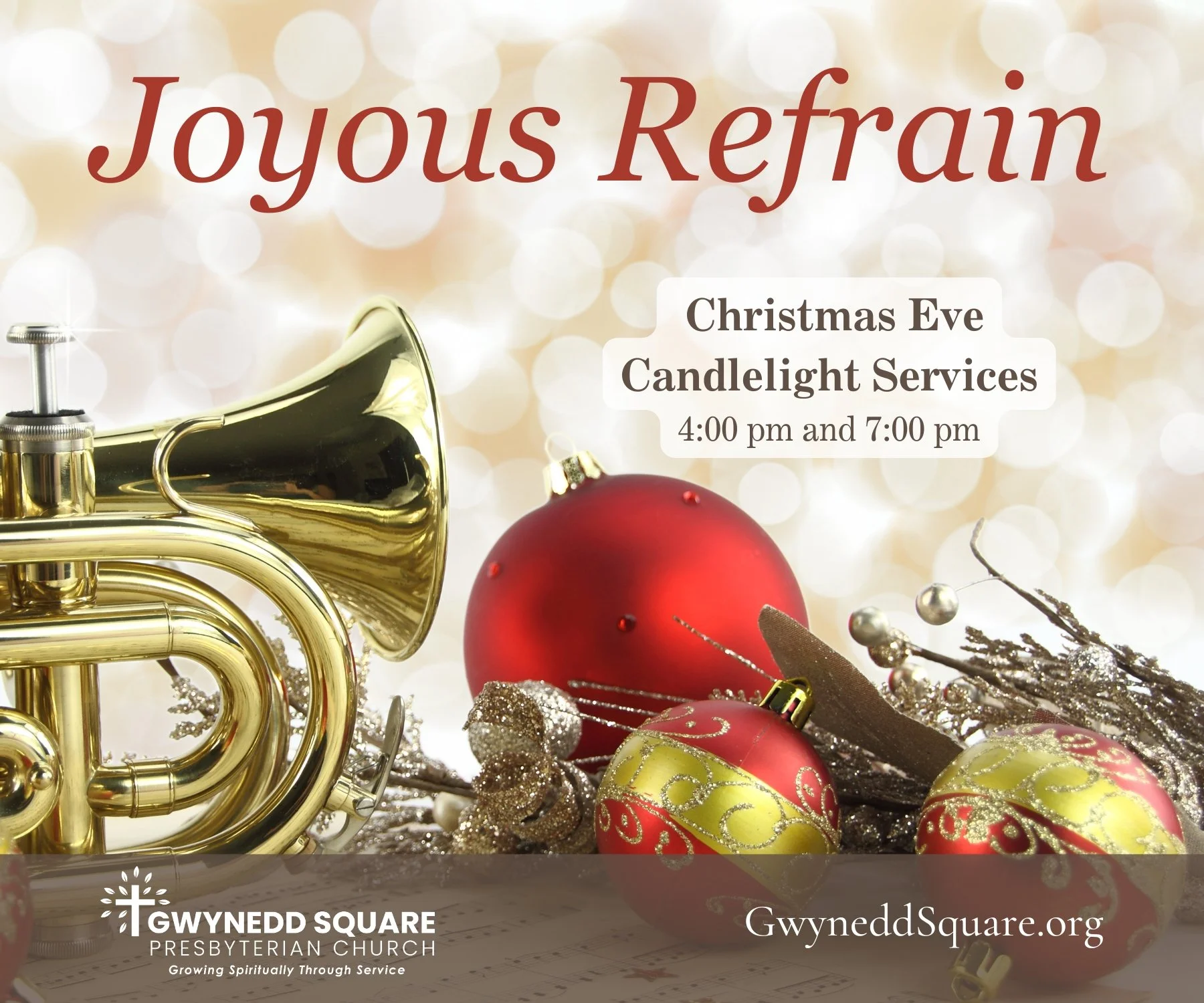 Christmas Eve Worship 4 pm and 7 pm