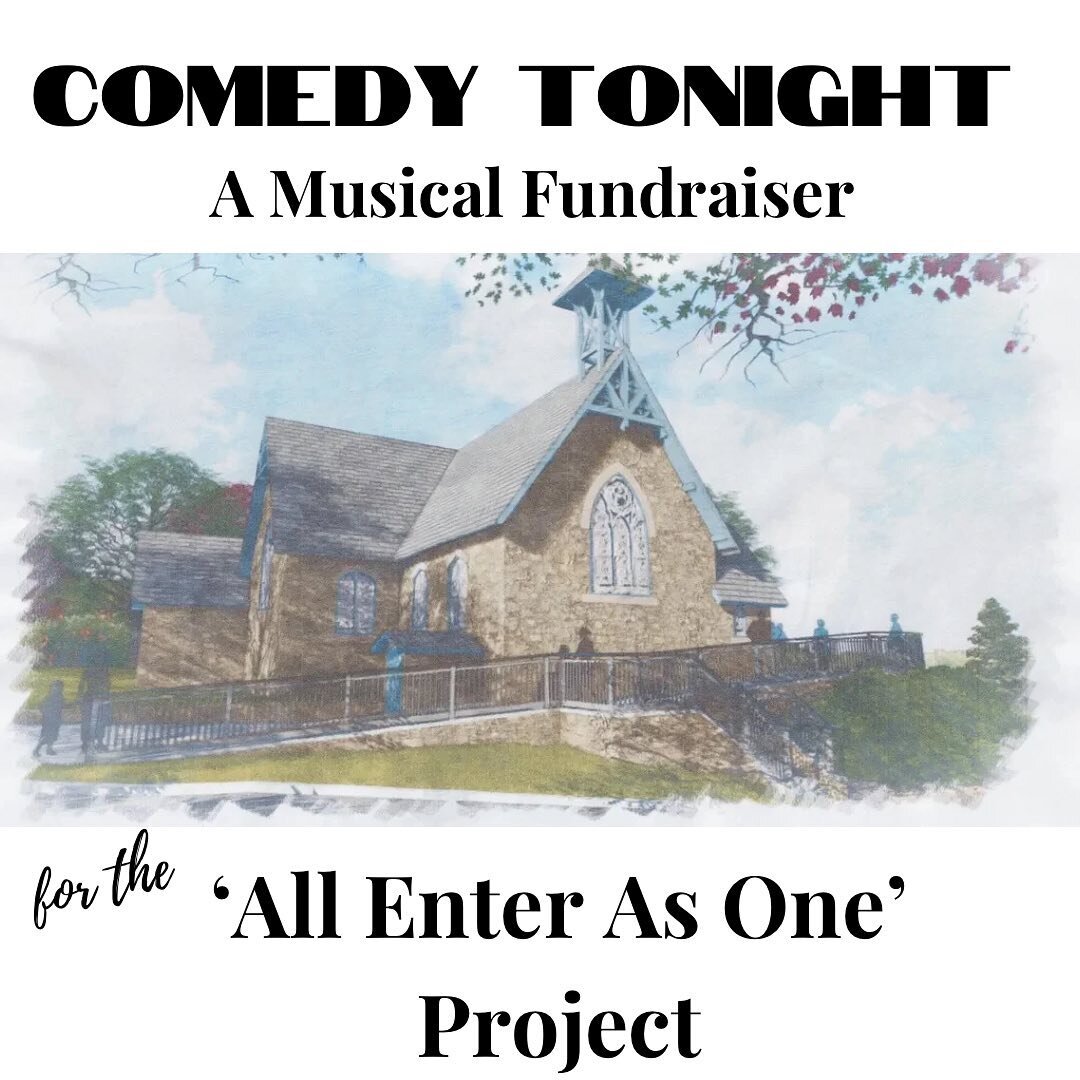 Have you purchased your tickets to &ldquo;Comedy Tonight, A Musical Fundraiser&rdquo; yet? 

Above is the rendering of the plans for our dear home base, the All Saints&rsquo; Memorial Church. The &lsquo;All Enter As One&rsquo; project will install a 