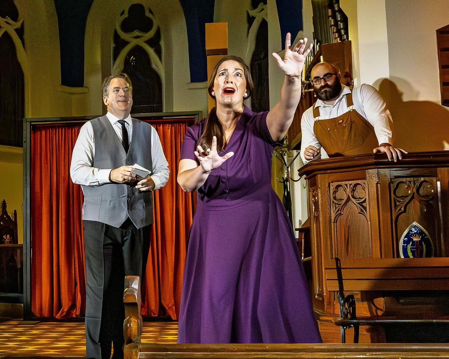 Thank you to @posadaphotographynj for these snaps of A Man of No Importance! 

We open tomorrow and these actors are ready to create &lsquo;art&rsquo; for you all!