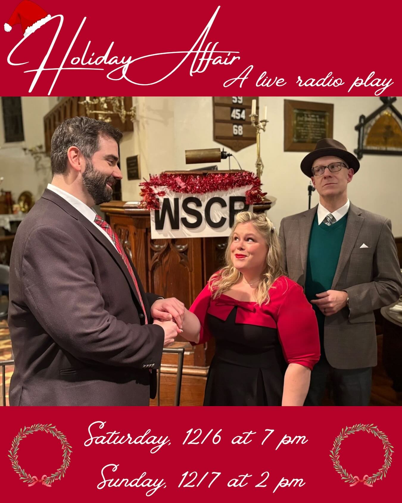 Come celebrate love this holiday season with SCP. 

Family, friends, and romance - who could ask for me? 

Saturday, 12/6 at 7 pm 
Sunday, 12/7 at 2 pm 

Doors open 30 minutes prior to the curtain and tickets are $10 at the door.

We hope to see you 