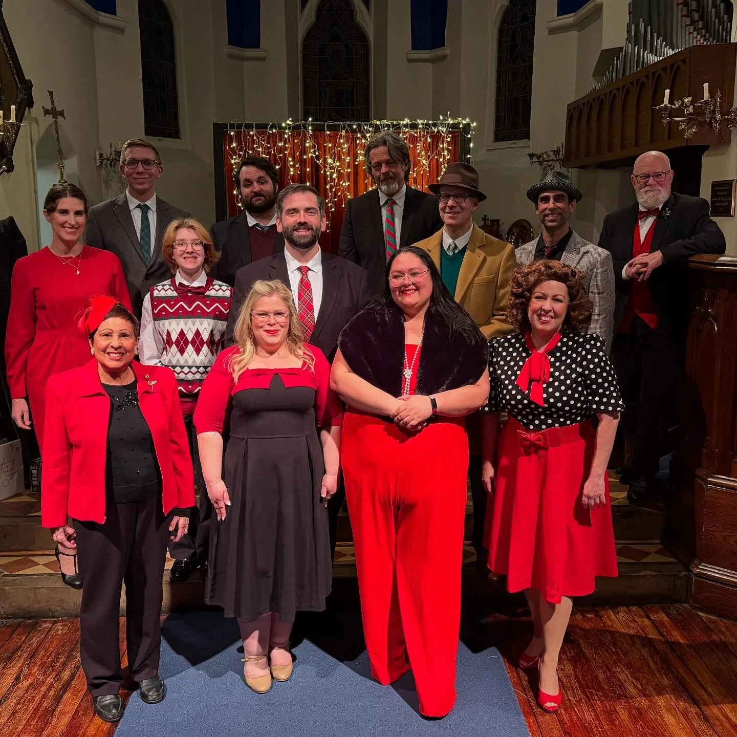 🎄 Holiday Affair opens this evening! 🎙️

Join us as we journey back to the golden age of radio - complete with live foley sound effects and charming Lux soap advertisements. Curtain rises tonight at 7pm, with a matinee tomorrow at 2pm.

We look for