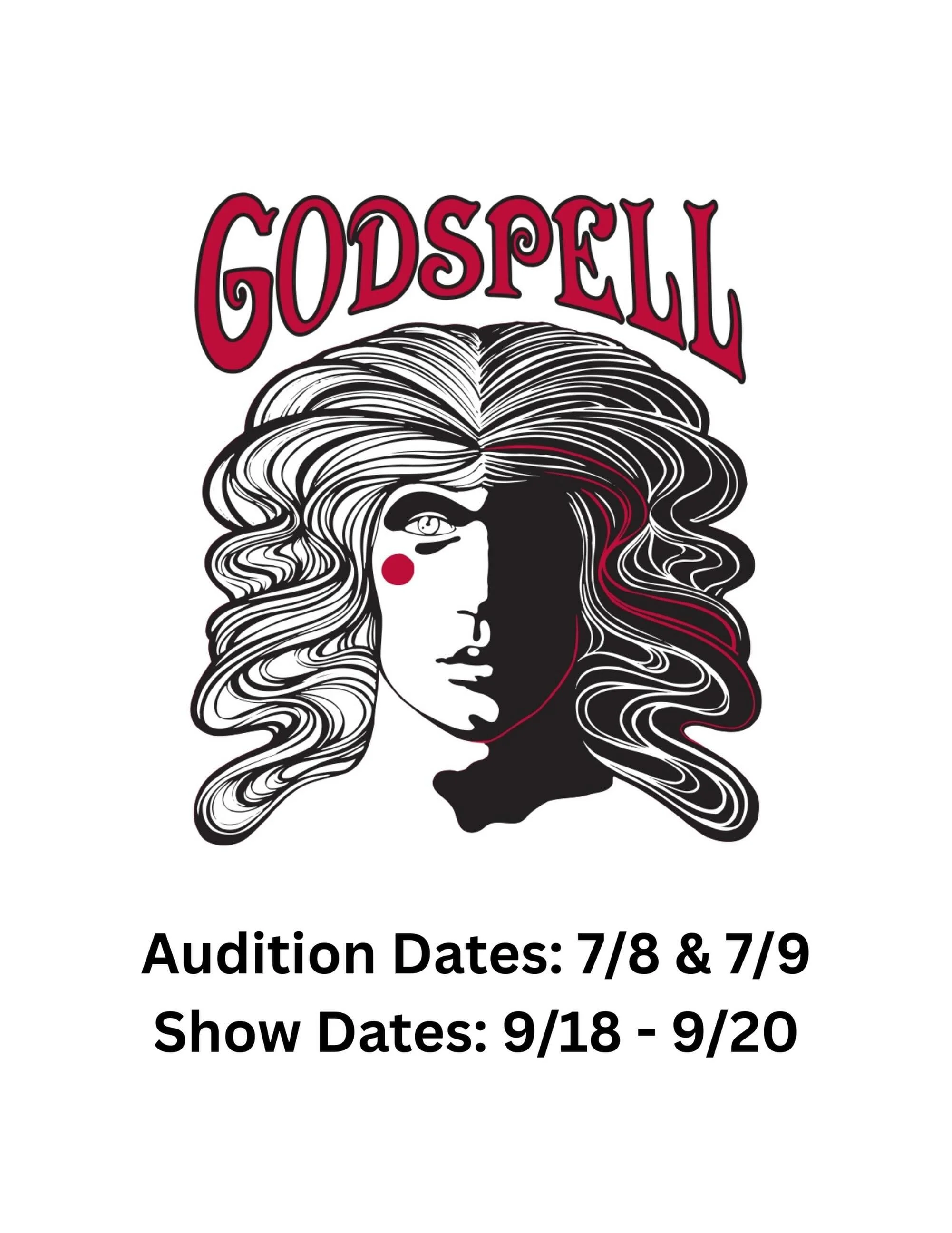 Curious as to what&rsquo;s next for SCP?

Auditions for our fall musical, Godspell on July 8th and 9th! 

&lsquo;Prepare ye&rsquo; your auditions as more info and sign-ups will be coming this week!