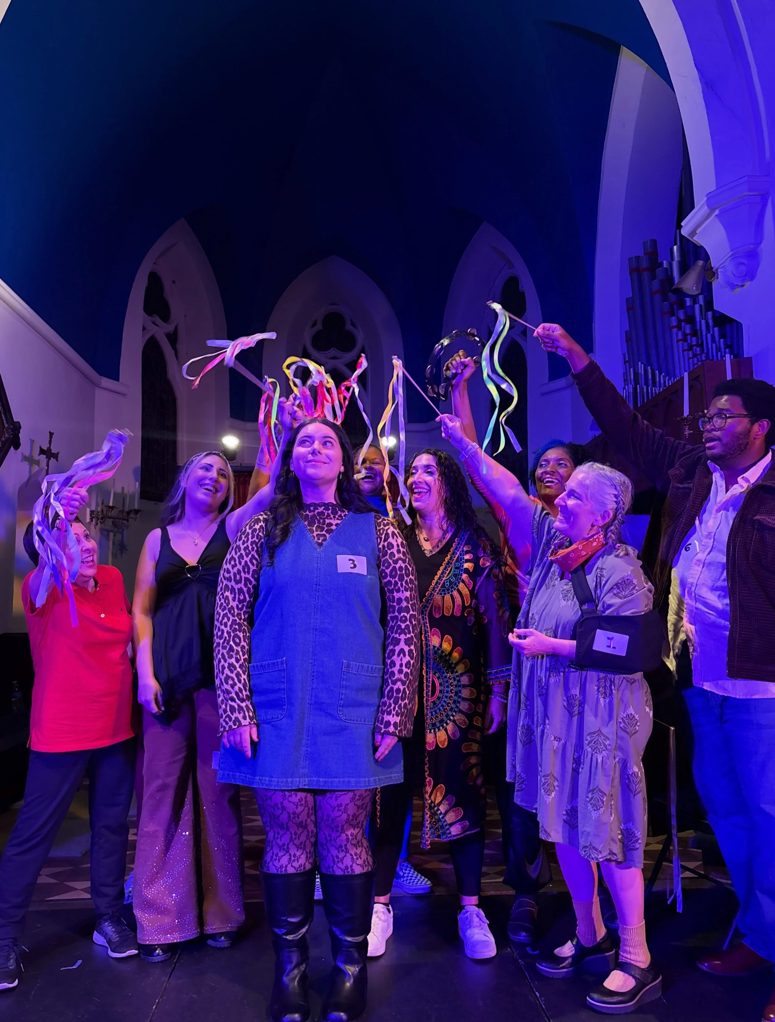 Makeup &amp; costumes? Check 
Lights? Check 
A fun show? Check

Now all we need is you! 

Enjoy some pictures from last night&rsquo;s tech and we will see you starting tomorrow! 

Ticket link is in our bio!
