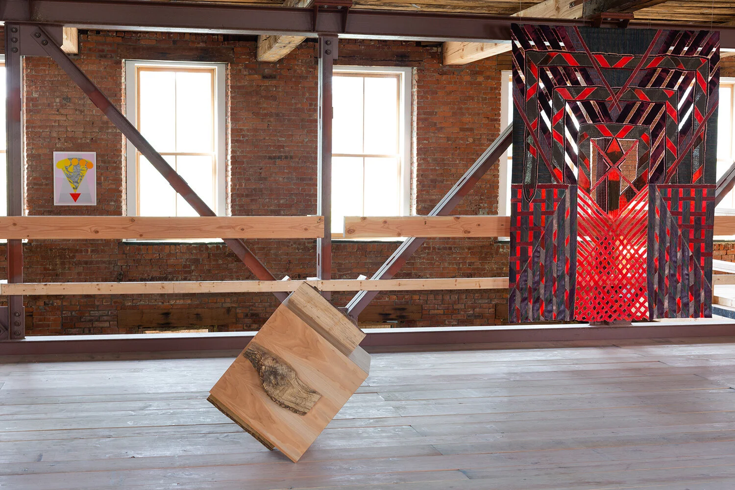 Installation view (Halsey Rodman, Taylor Davis, Julia Bland) 