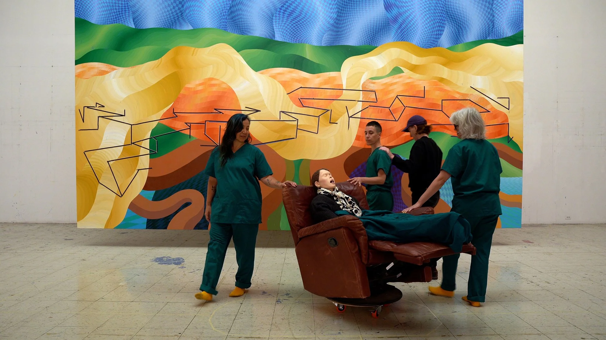boiling rain video still (maura nguyễn donohue, Jeanie, devynn emory, Reilly Horan, Yanira Castro)