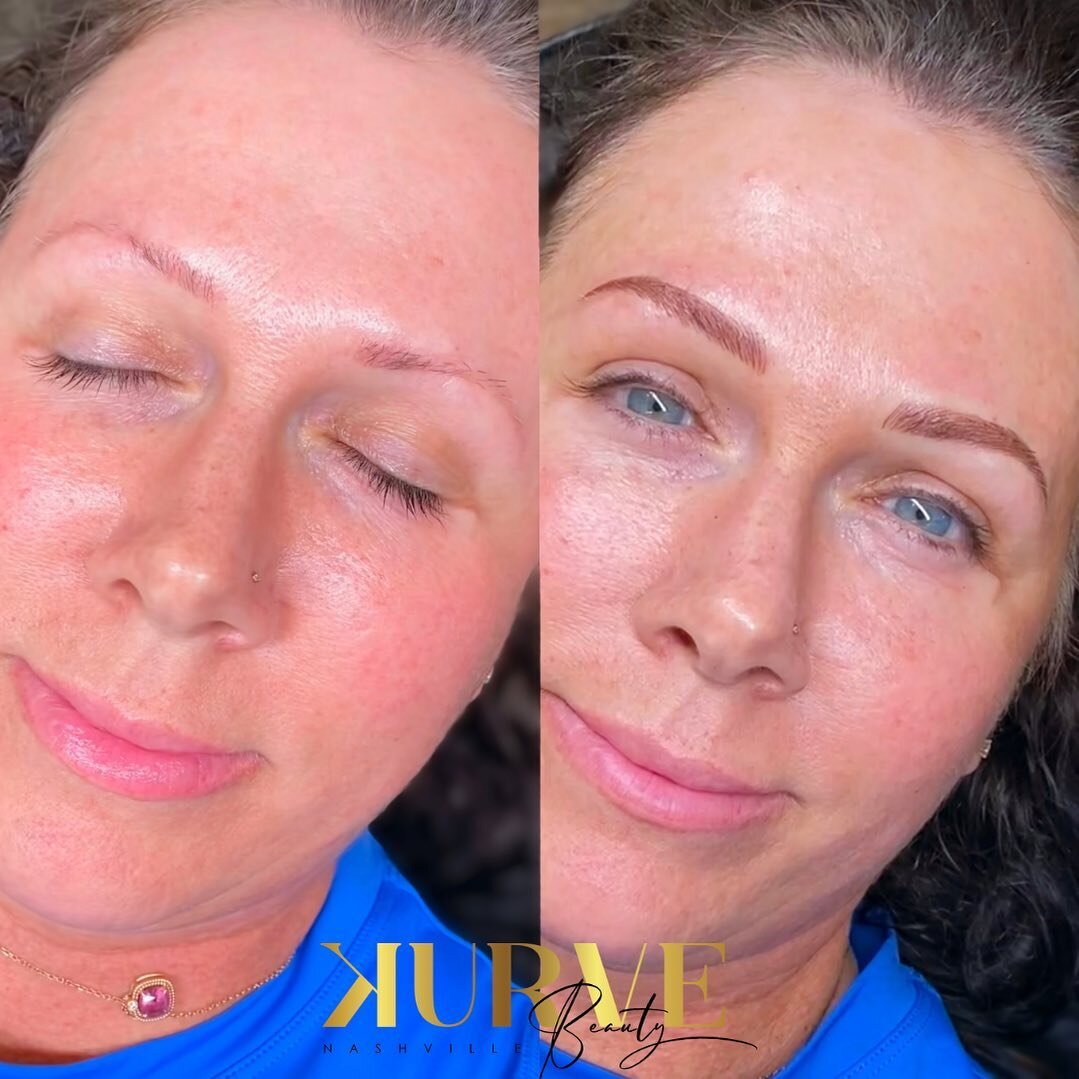 A good brow day can make any day better, including Mondays! 🤌 Love the way these freshly #combobrows turned out by Chanel @nashvillemicroblading . ✨
.
.
.
.
#microblading #microbladebrows #goodbrowday #browgoals #nashvillemicroblading #nashvillebrow