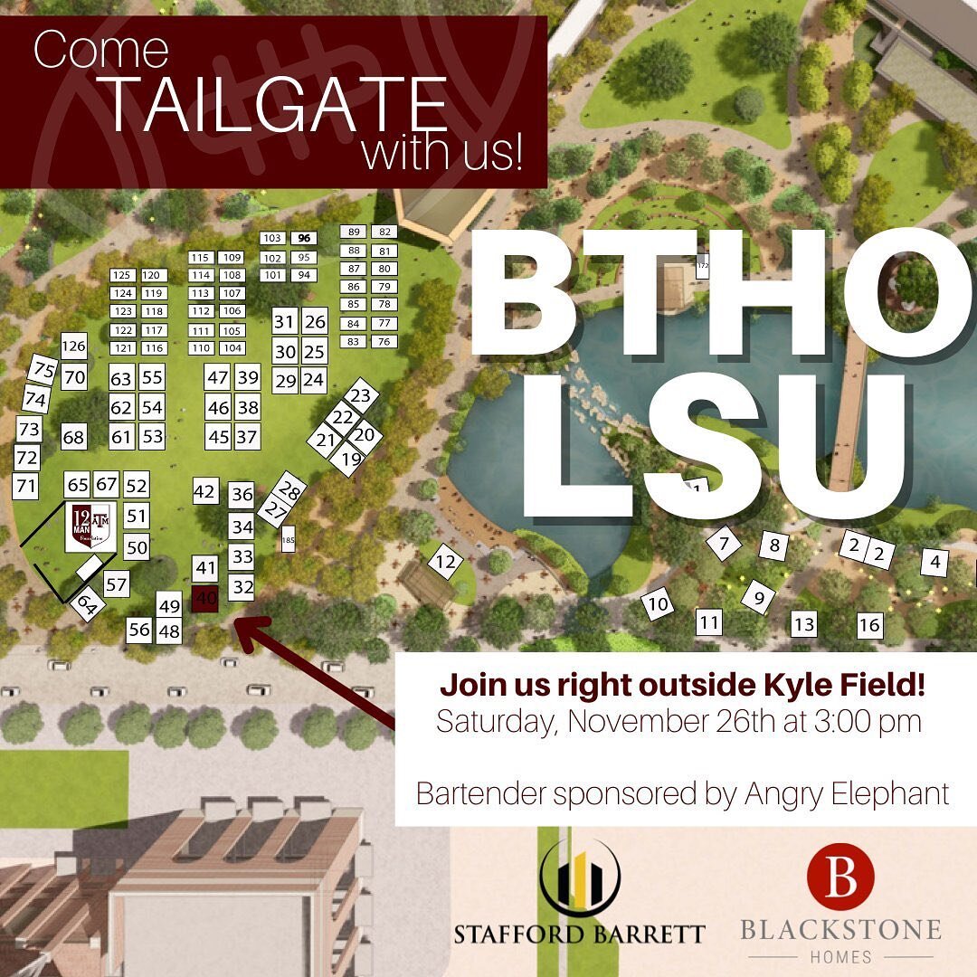 Come tailgate with us this Saturday! #btholsu