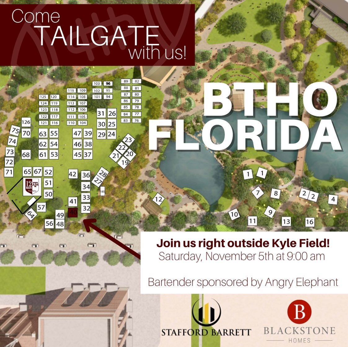 Come Tailgate with us this Saturday!