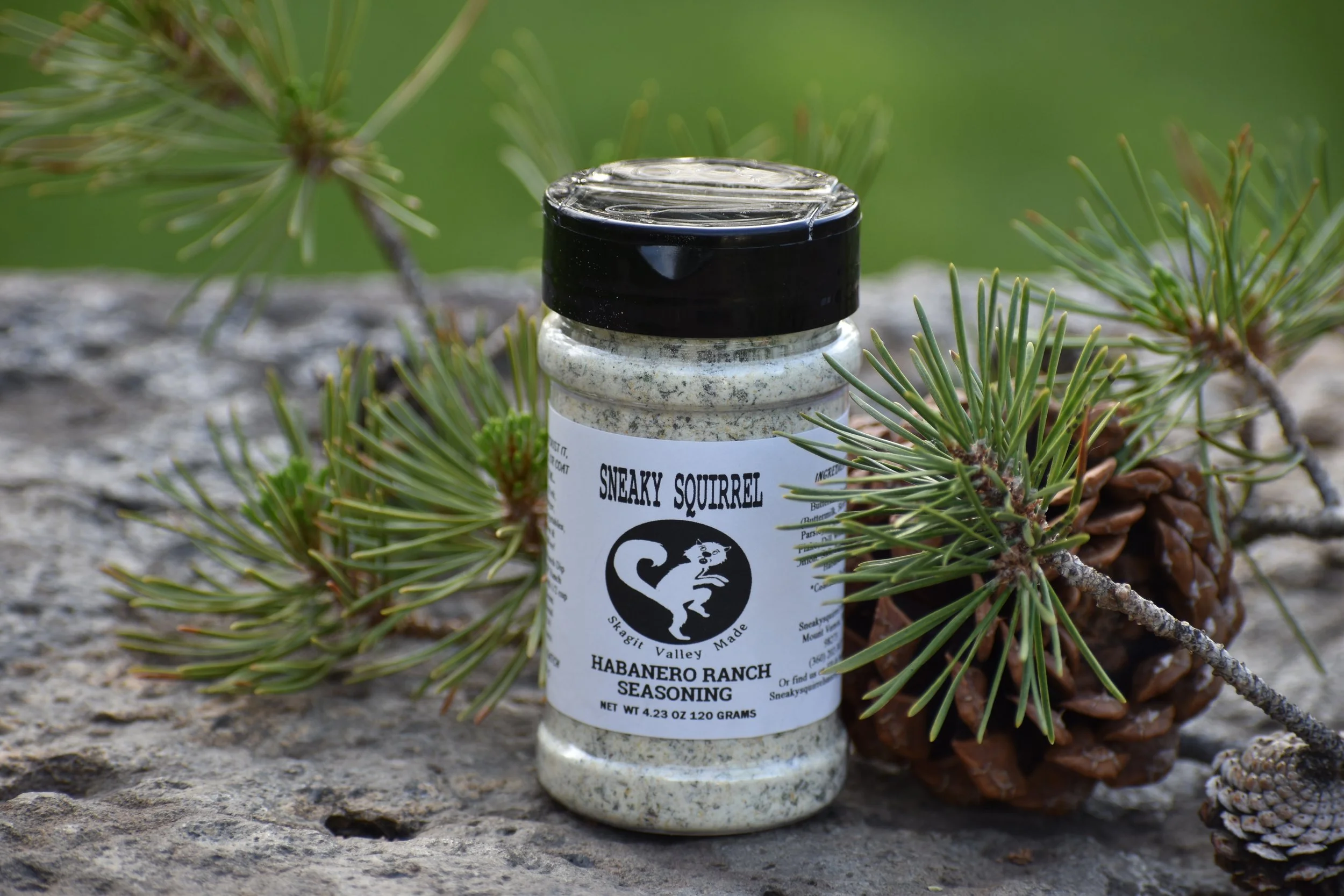 SNEAKY SQUIRREL HABANERO RANCH SEASONING 4.23oz 120 grams