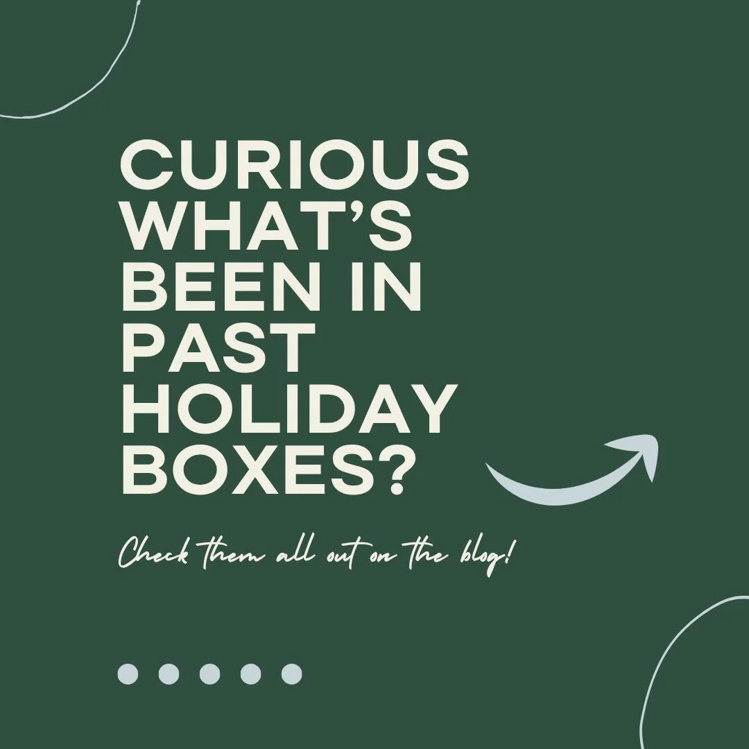 I can't believe this will be Holiday Box #5! 🖐 I know many of you have been here since the beginning. I'm so thankful. 🥹 Take a walk down memory lane with me today and check out what's been in some of the past Holiday/Winter Boxes (remember back in
