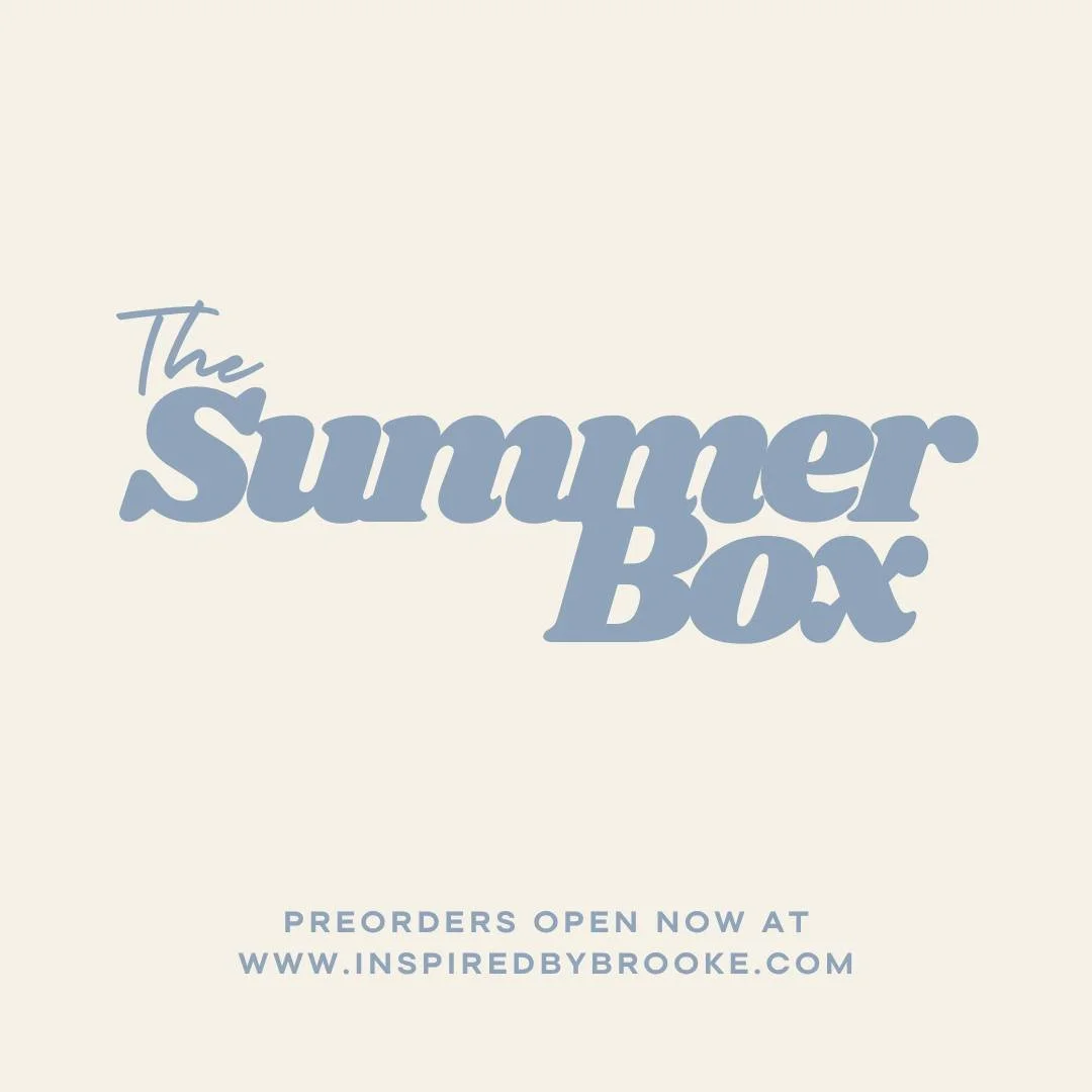 YAY! Today's the day! Grab your Summer Box for preorder NOW! 🐚🌊

Curated with reminders of God&rsquo;s peace, the Summer Box is inspired by Psalm 23:2&ndash;3, &ldquo;He leads me beside still waters, He restores my soul.&rdquo; Each item was though