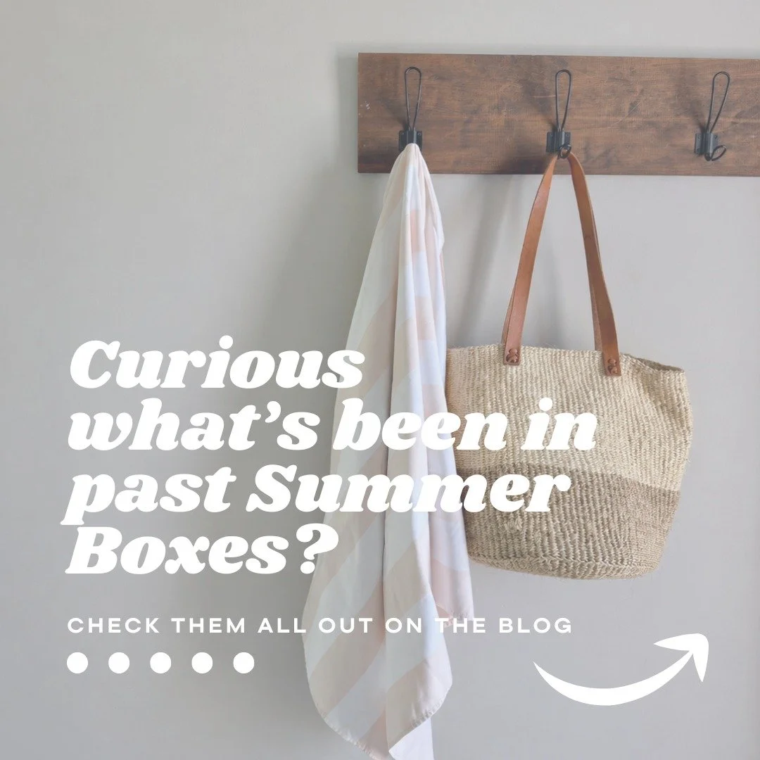 So many oldies but goodies over the years! 🤩 Hop over to the blog at www.inspiredbybrooke.com/blog to check out all of the boxes I've done in summers past. Then be sure to preorder this year's box by end of day tomorrow! 🌞 #inspiredbybrookebox