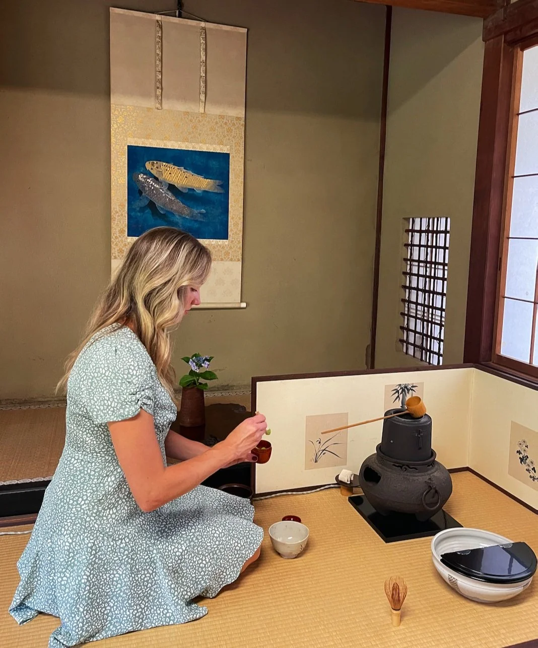 Experiencing an authentic Japanese tea ceremony in Kyoto, Japan — Wait