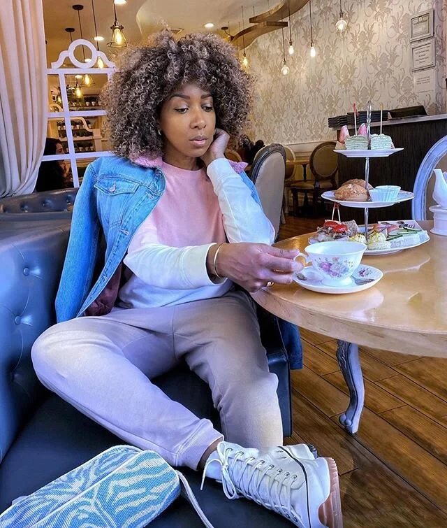 Flashing back to when weekends were for brunch and loungewear was for Saturday errands. We are optimistic about the future and know that days like this will be back like they never left. (@KarenBritChick X @OldNavy)