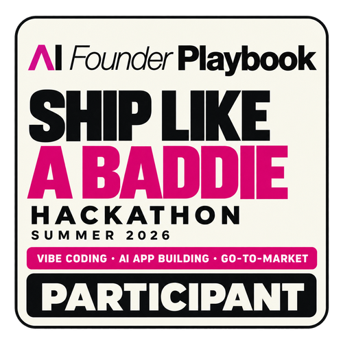 AIFounderPlaybook participant badge