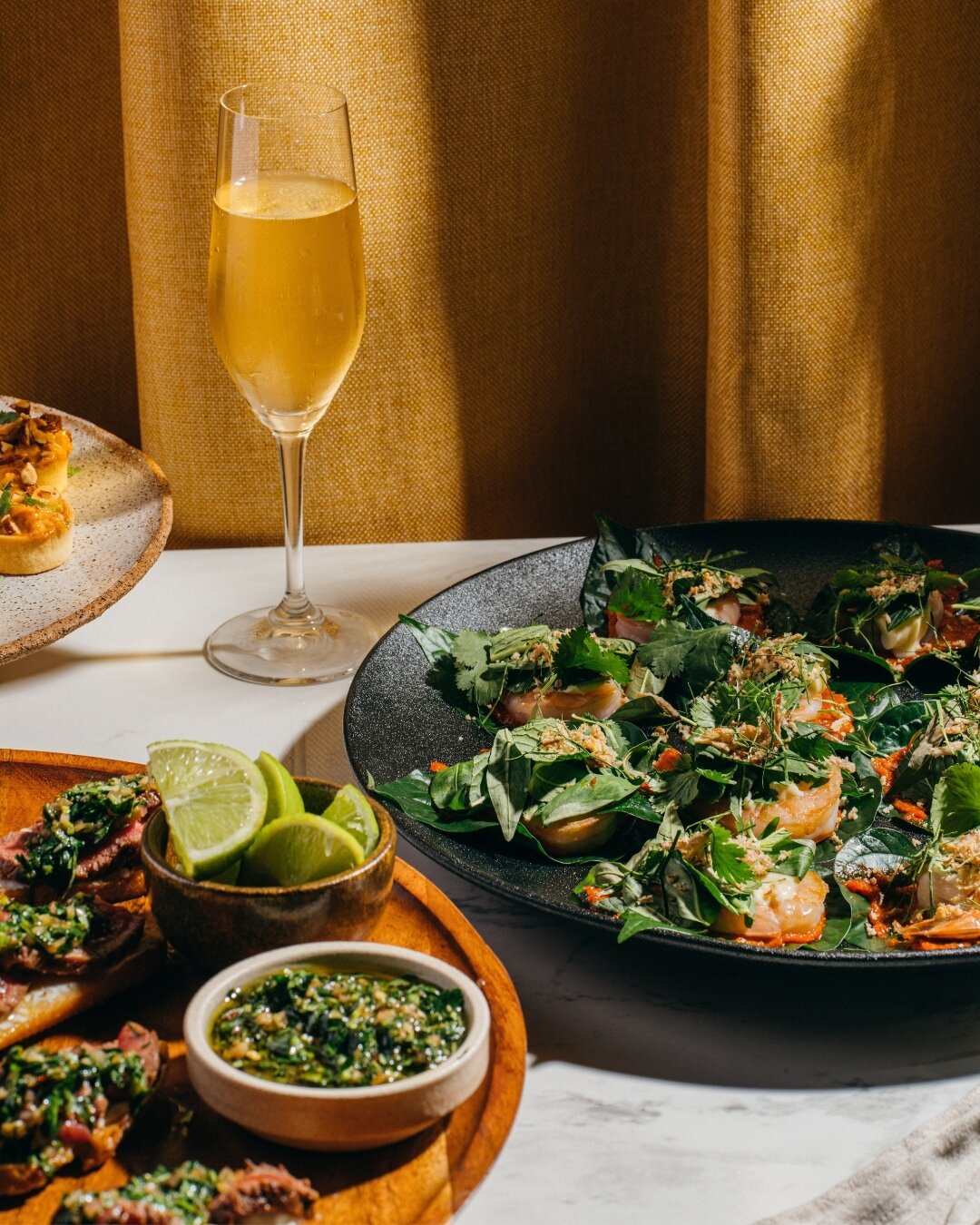 Featuring the finest ingredients, this refreshing prawn betel leaf canap&eacute; is ideal for festive season events. Find it on our latest menus, which you can view over on our website.