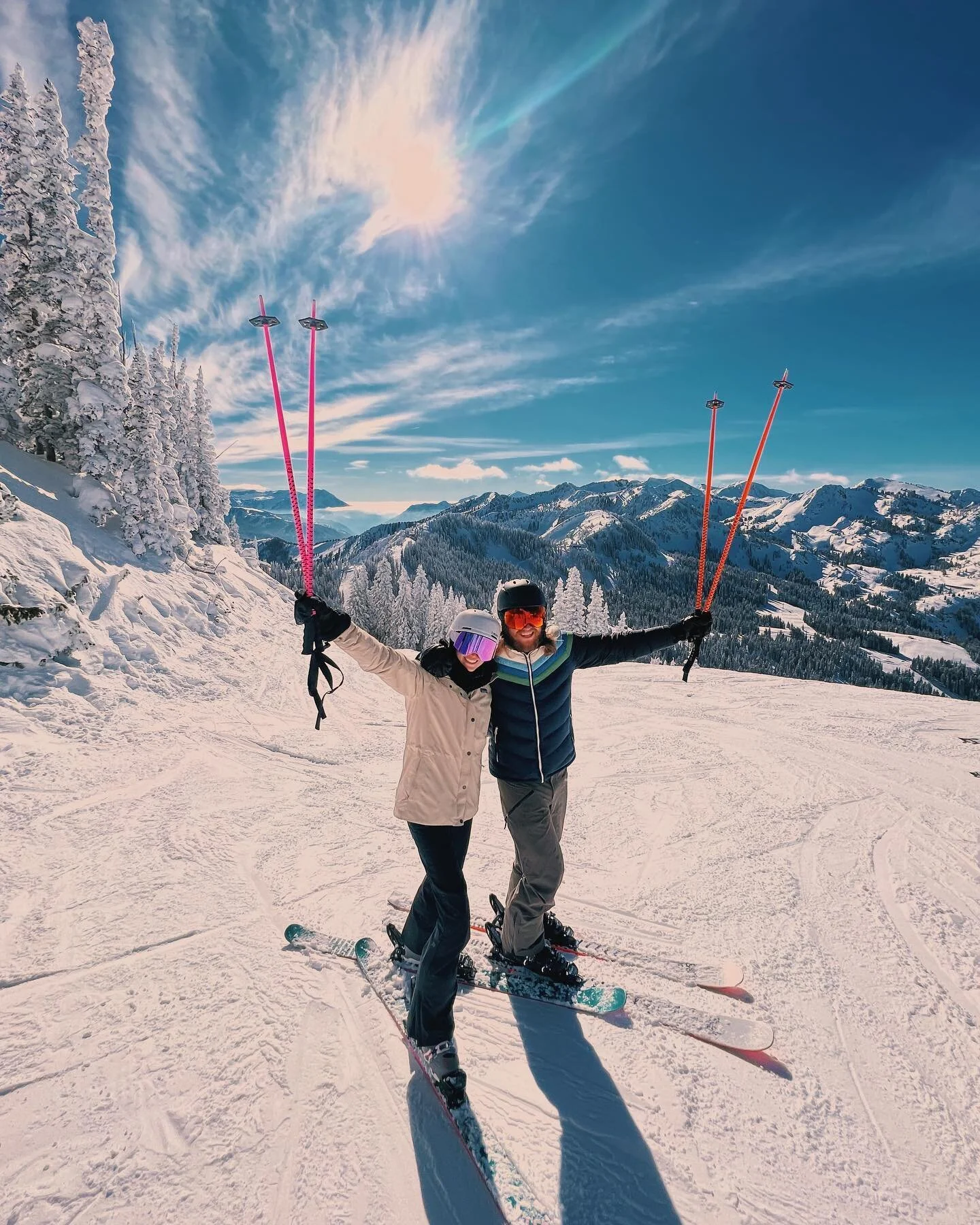 I can&rsquo;t put into words how much I love this sport, this view, and this man. How lucky are we to have this as our backyard? 

Closing on our condo at the end of the month, so excited to spend some more years and some epic winters here in Utah! 
