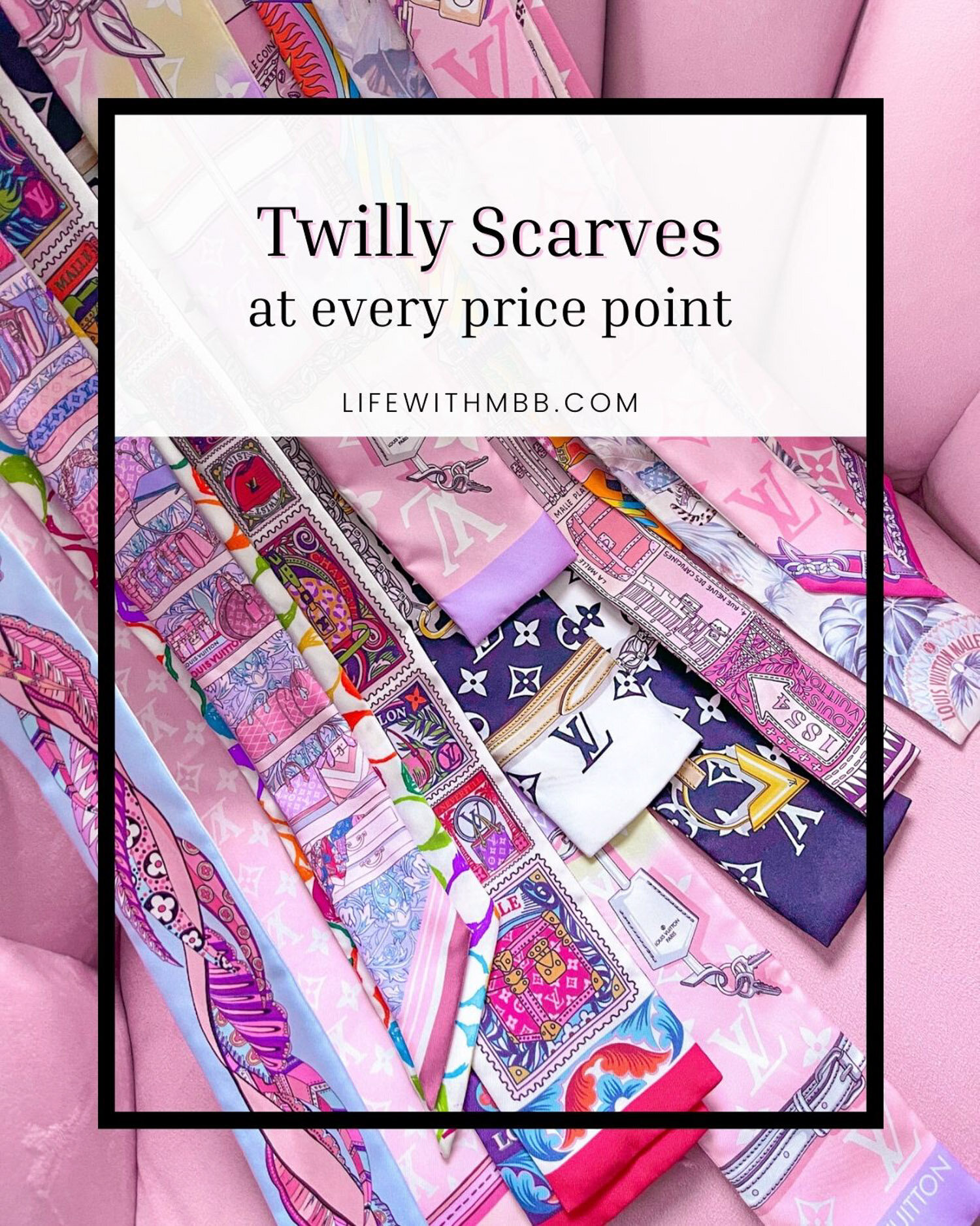 7 Ways to Tie a Twilly Scarf on Your Hermès Bag – Roses, Ribbons, and More!  