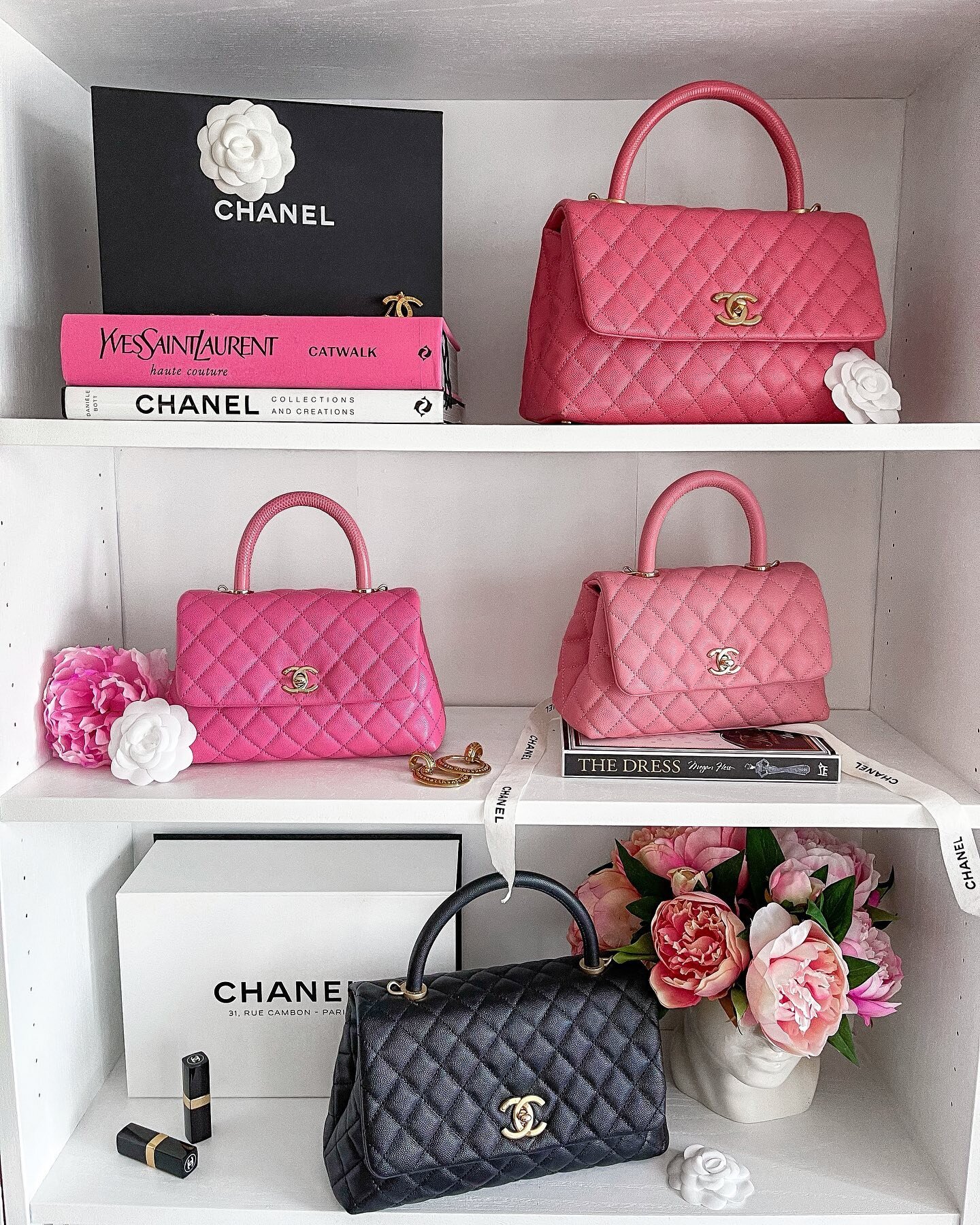 Shop CHANEL Mini Shopping Bag (AS4416 B14296 NR646, AS4416 B14296 94305) by  Monashika