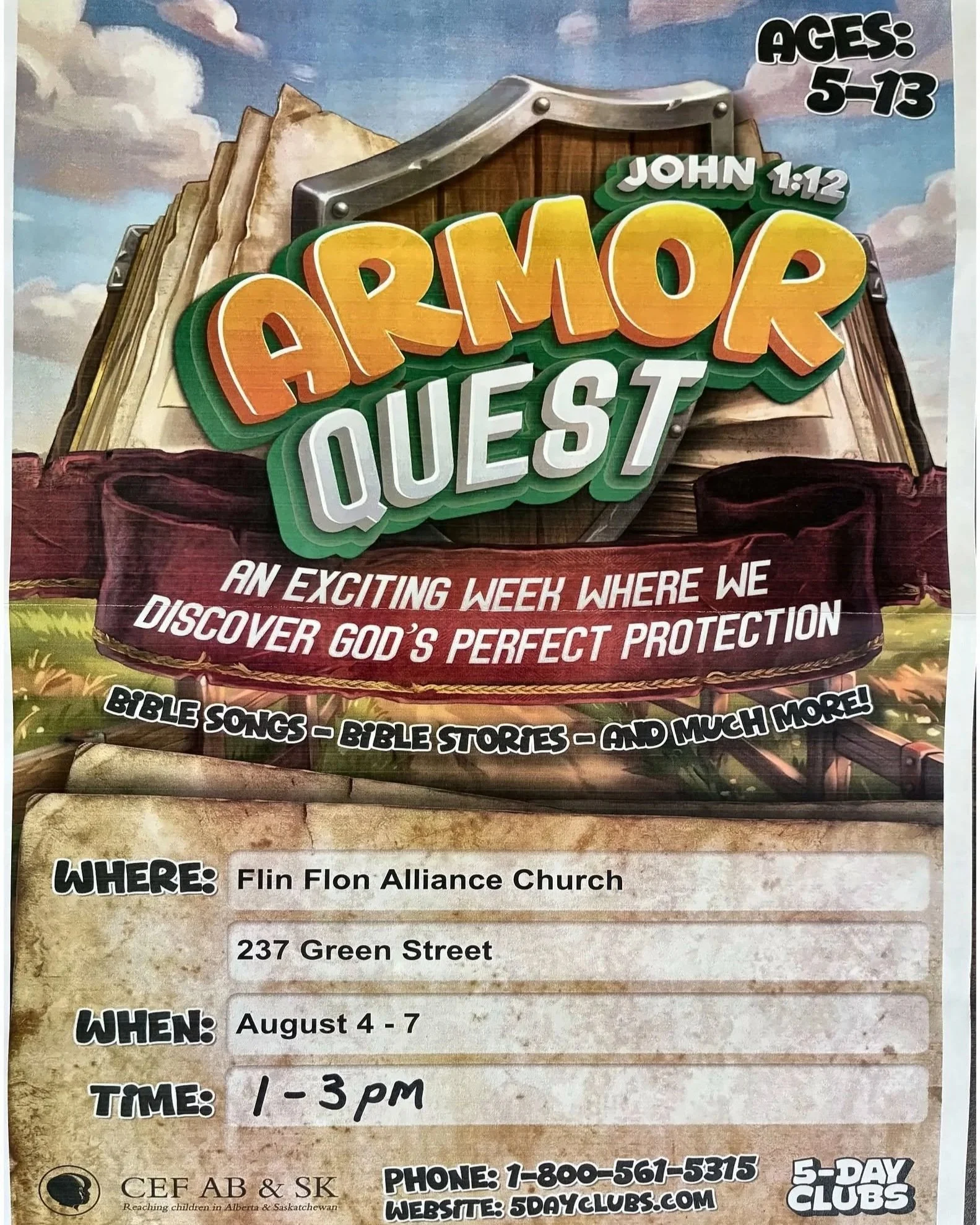 Vacation Bible School - Armour Quest