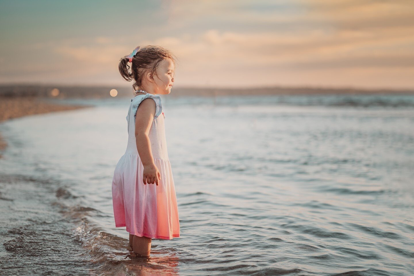 This little girl kept me (and her parents) pretty busy running around during this session. She was just mesmerised by the water and the colours of the sunset reflecting off the surrounds. I love watching kids soak up the beauty of the beach, and of c