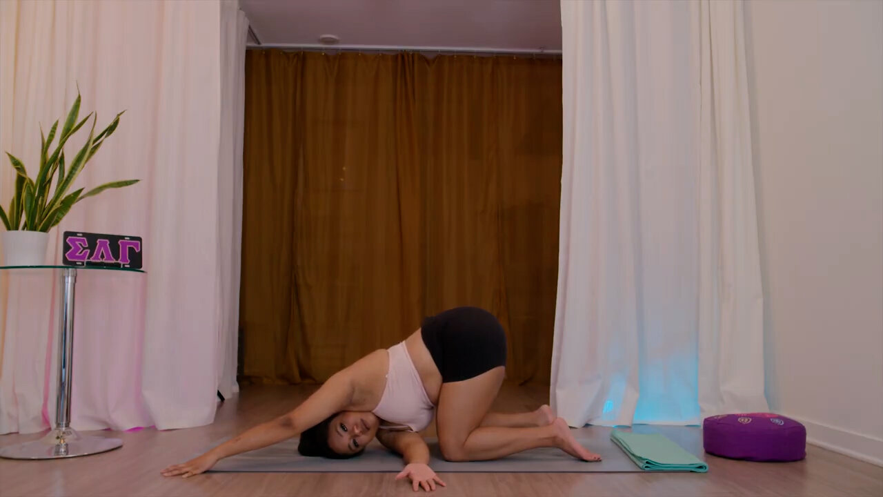 Yoga Posing for A Cam