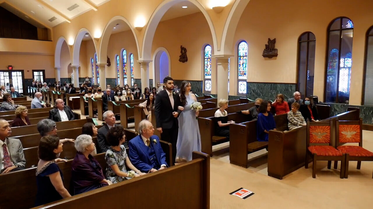 Wedding at a Catholic Church