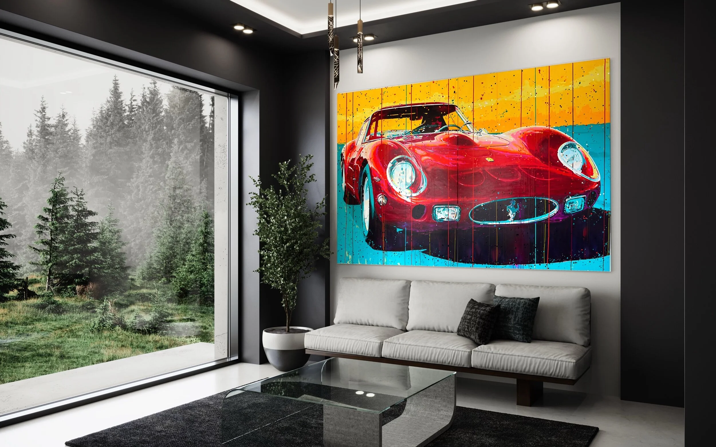 DEATH NYC DB18 アートポスター フェラーリ250 Ferrari DEATH NYC DB18 アートポスター フェラーリ250 Ferrari Ferrari