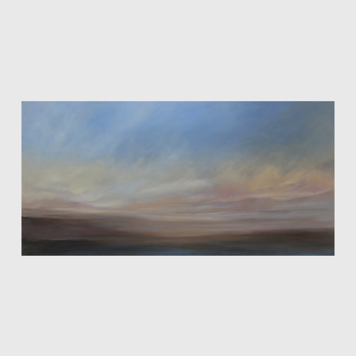 Beside Quiet Waters 24x48 oil on canvas