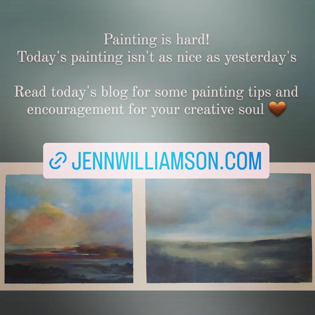 I'm sharing behind the scenes (including fails) and painting tips on my blog.
Looking for honest and authentic creative inspiration?  You'll find it on my blog.
Meditation and journal prompts for your creative soul as well 🙏🌄

#intuitivepainting #c
