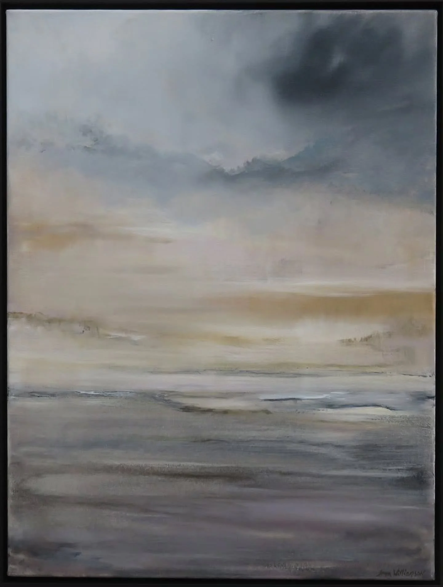 Watching the rain falling from the clouds the other day reminded me of a painting I did years ago...
"After the Storm"
I find it fascinating to compare my painting from almost 10 years ago to the sky I saw earlier this week.
This original s