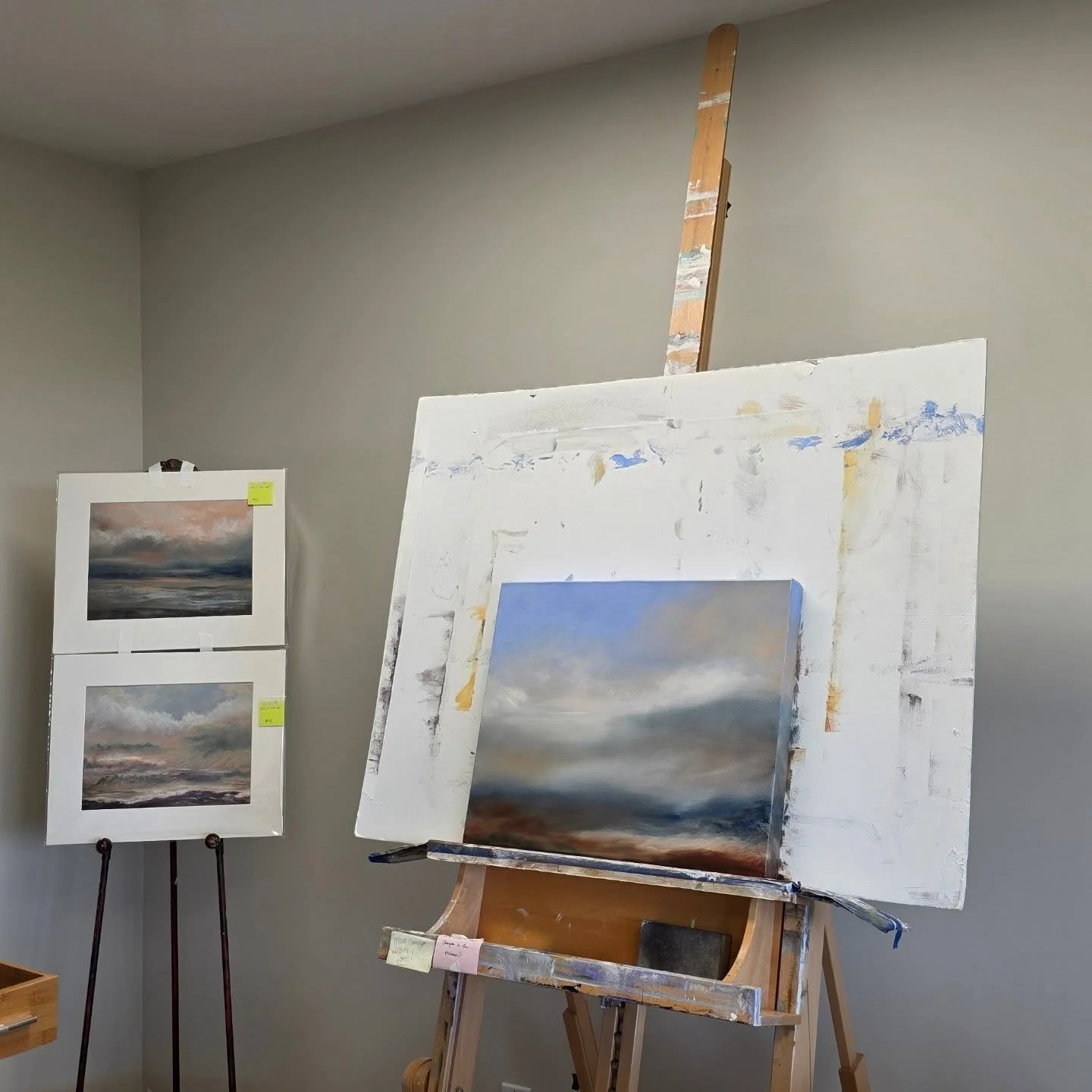 Back to oils for the first time in about a year, and this happened. Loving the feel so far, both of the piece and the oil paint. 
I drew inspiration from a few pieces I did about 2 years ago that have been speaking to me lately - but as always, the n