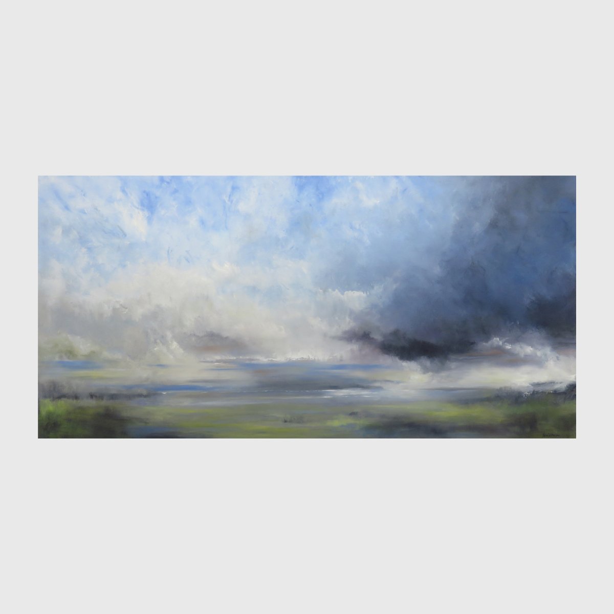 Anchor In The Storm 24x48 oil on canvas