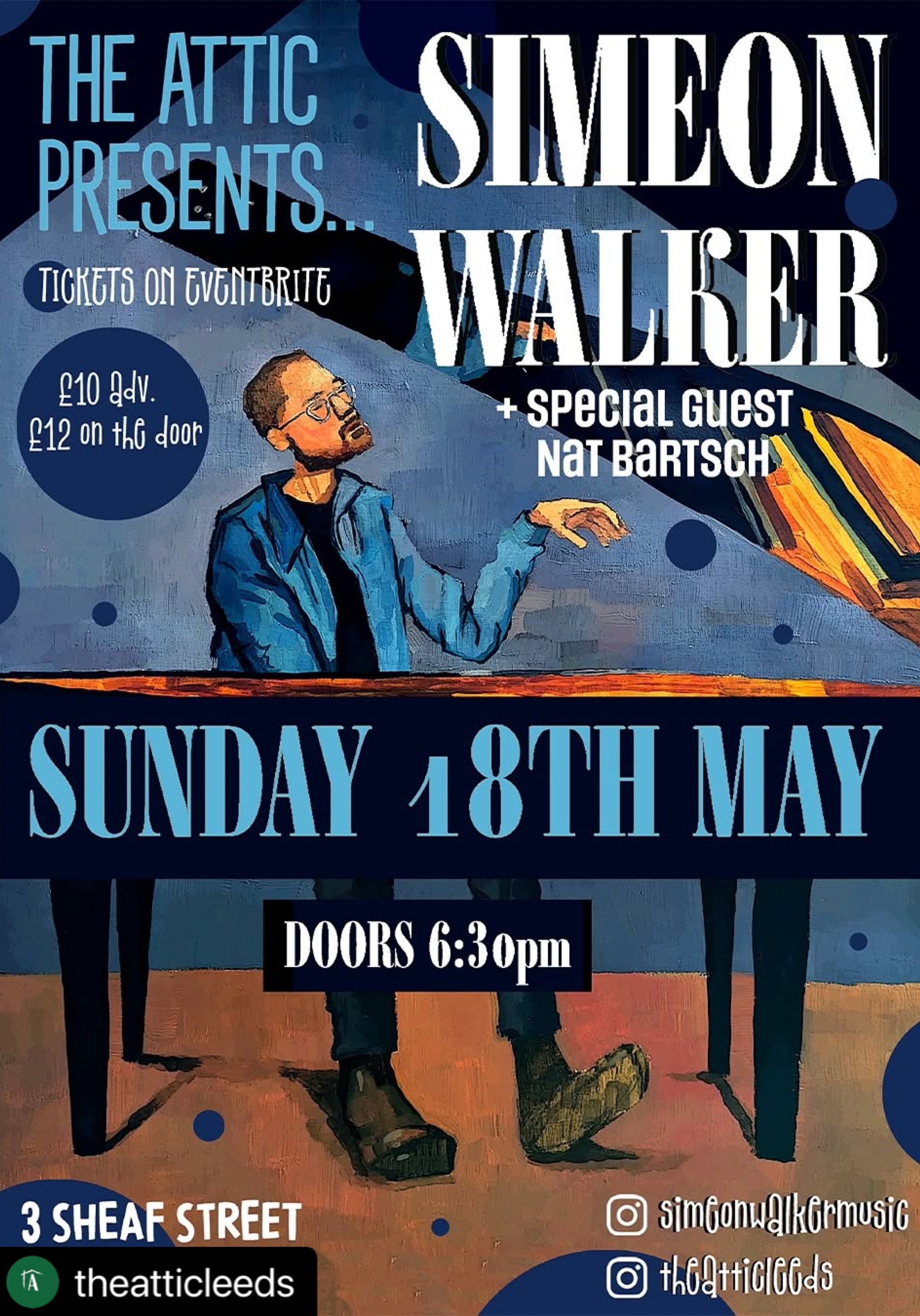 Simeon Walker x Nat Bartsch @ The Attic, Leeds