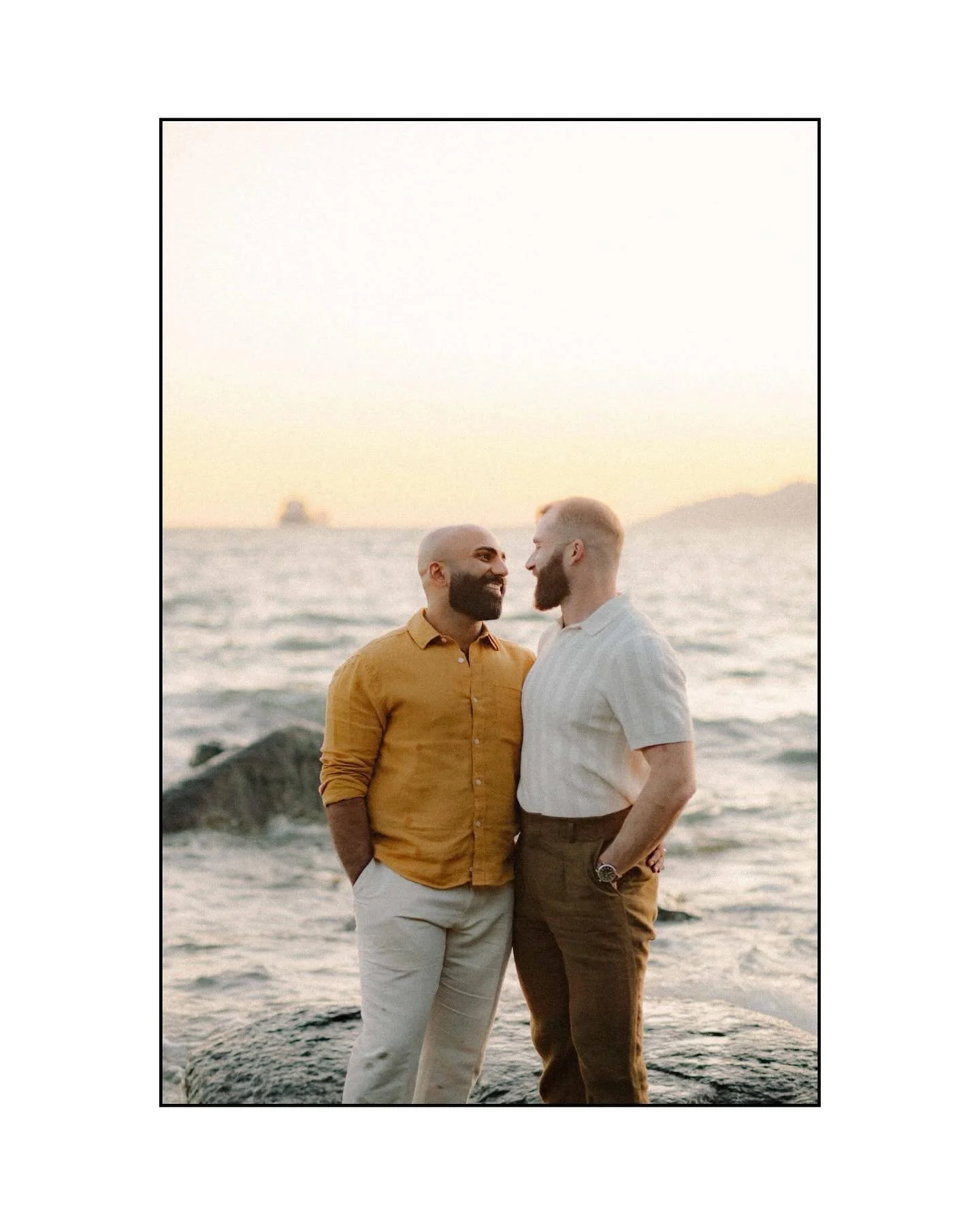 Perfect o&rsquo;clock.

We ended our elopement shoot with @parmgill_  and @evan0g at Third Beach, sauntering through the sand and dodging geese.

I can&rsquo;t wait to share more photos of these beautiful people. Congratulations again you two!