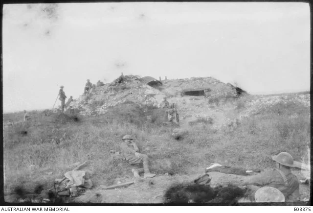  The Pozieres Windmill site.  