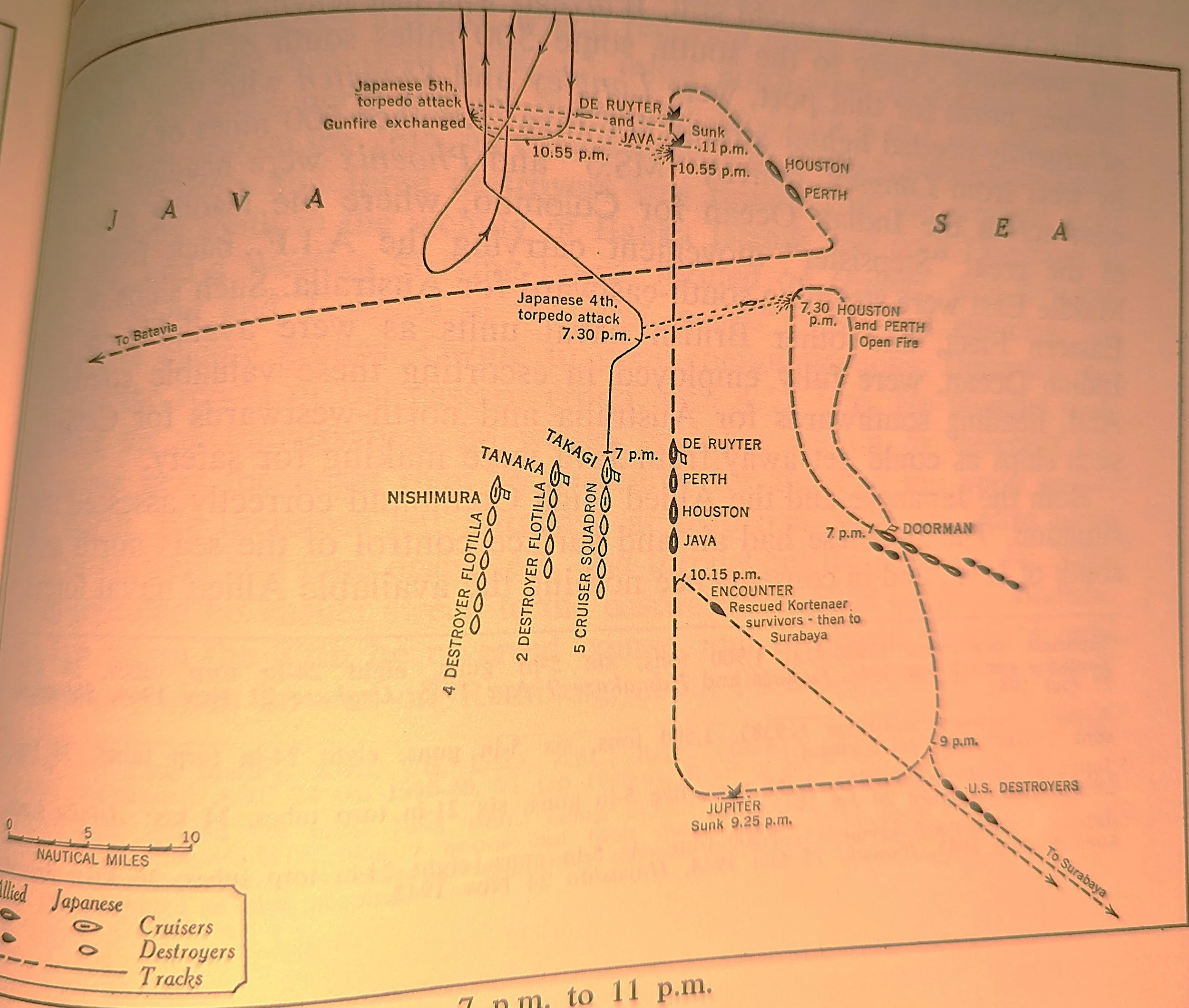  Battle of Java Sea - 7pm - 11pm 