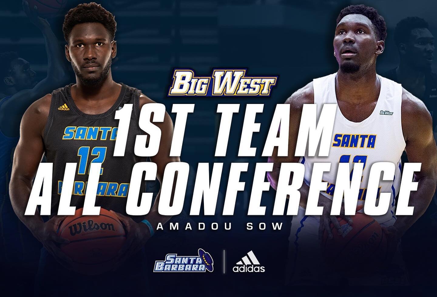 Congrats to soldier alum @s.amadou21 on earning first team all @bigwestconference for the third consecutive year!!!!
#soldierbasketball#Thefraternity#salute