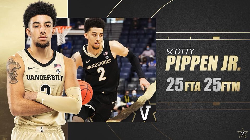 Congrats to soldier alum @spippenjr for making @sec history today. @spippenjr 25 made free throws are the most is #SECMBB Tournament history without a miss!
#soldierbasketball#Thefraternity#Salute